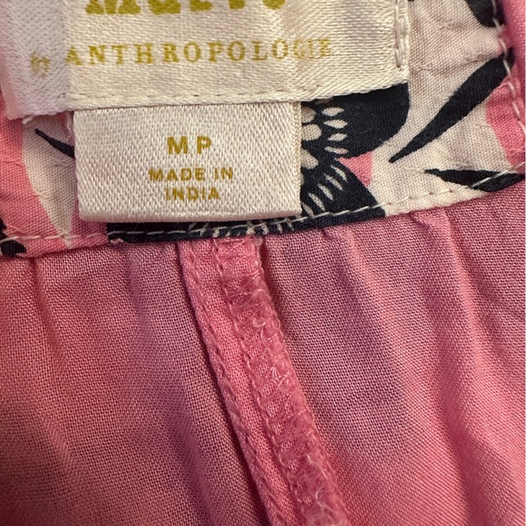 Maeve by Anthropologie Pink and Red Tiered Ruffled Embroidered Sundress - Picture 8 of 8